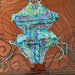 COPY - HOBIE Tankini Set Swimsuit Girl’s Size 7 NWOT